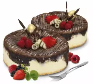 Dort Cheesecake-Brownies (4 x Ø 18 cm)
